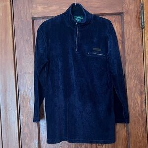 Vintage Lauren Ralph Lauren Corduroy Quarter Zip Sweater
